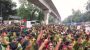 যান চলাচল বন্ধ,নার্সিং কলেজ শিক্ষার্থীদের শাহবাগ অবরোধ