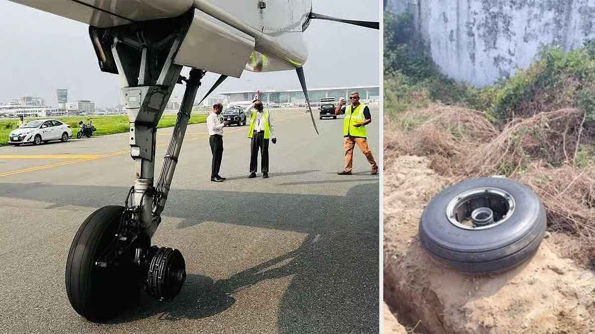 যা বলছে কর্তৃপক্ষ বিমানের চাকা খুলে পড়ার ঘটনা নিয়ে