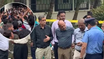 ২ ঘণ্টা ধরে অবরুদ্ধ দুই উপদেষ্টা-প্রেস সচিব, উত্তরায় পুলিশ-শিক্ষার্থীরা মুখোমুখি