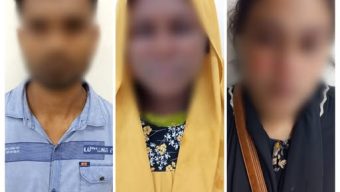 বিএমপি গোয়েন্দা শাখার অভিযানে ২ কেজি গাঁজাসহ আটক ০৩ জন।
