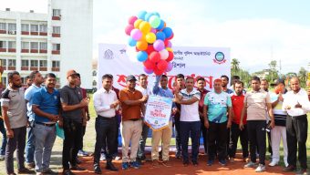 বিভাগীয় পুলিশ আন্ত: ইউনিট ফুটবল টুর্নামেন্ট-২৫ এর শুভ উদ্বোধন পুলিশ কমিশনার কাপ ও বরিশাল