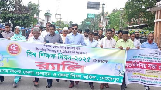 আন্তর্জাতিক শিক্ষক দিবস পালিত মাদারীপুরে