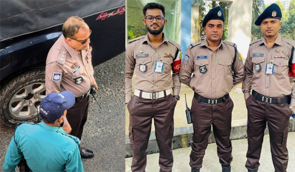 নতুন পোশাক পুলিশের গায়ে
