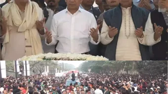 জিয়ারত করলেন তারেক রহমান ১৯ বছর পর বাবার কবর