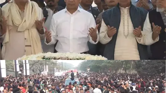 জিয়ারত করলেন তারেক রহমান ১৯ বছর পর বাবার কবর