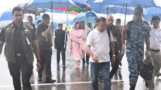 প্রধানমন্ত্রী তারেক রহমান সিলেটে পৌঁছেছেন
