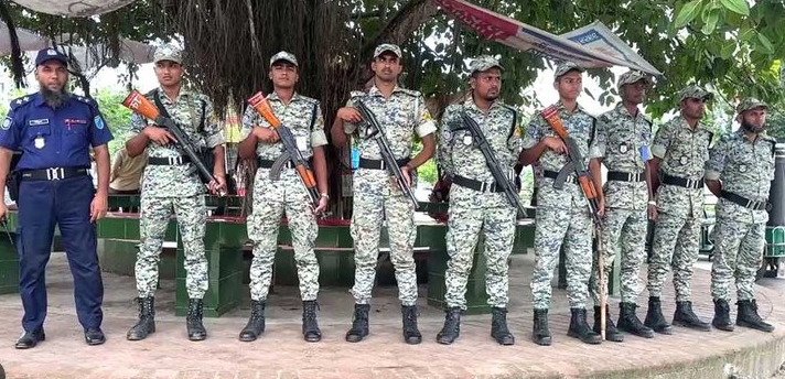এপিবিএন-বিজিবি-আরআরএফ মোতায়েন পাঁচ আগস্ট ঘিরে গোপালগঞ্জে নিরাপত্তা জোরদার